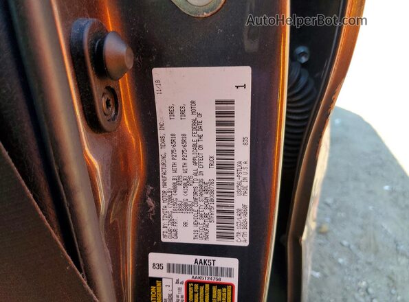 5TFHY5F10KX807783 2019 TOYOTA TUNDRA Угольный Вид подкапотного пространства