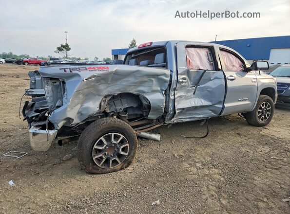 5TFHY5F10KX863271 2019 TOYOTA TUNDRA Серебряный Задняя правая четверть