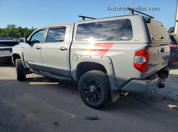 5TFHY5F11KX799662 2019 TOYOTA TUNDRA Серебряный Задняя левая четверть