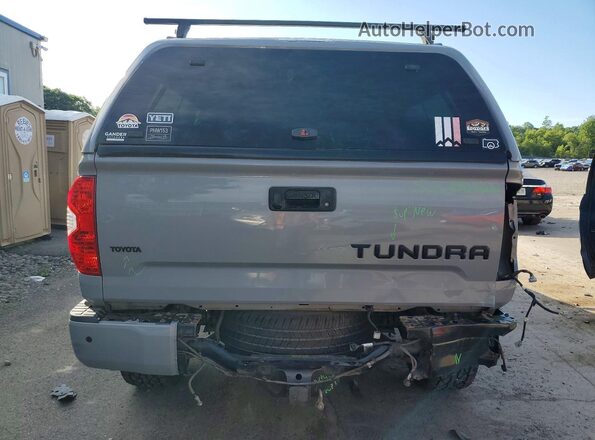 5TFHY5F11KX799662 2019 TOYOTA TUNDRA Серебряный Вид сзади