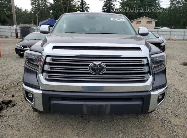 5TFHY5F16JX760144 2018 TOYOTA TUNDRA Gray Вид спереду