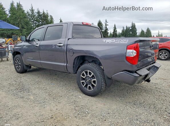 5TFHY5F16JX760144 2018 TOYOTA TUNDRA Gray Задня ліва чверть
