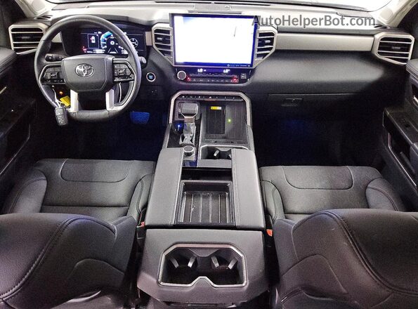 5TFJA5AB1RX039263 2024 TOYOTA TUNDRA Black Widok deski rozdzielczej