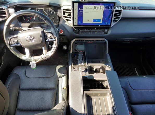 5TFJA5DA1PX091248 2023 TOYOTA TUNDRA Blue Dashboard view