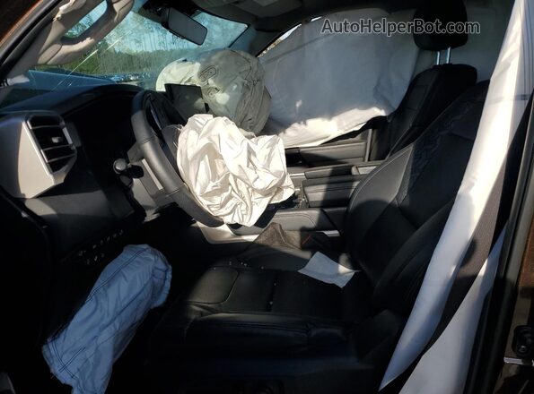5TFJA5DB2PX090263 2023 TOYOTA TUNDRA Brown Front interior view