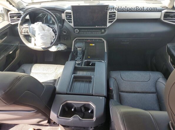 5TFJA5DB5NX020477 2022 TOYOTA TUNDRA White Widok deski rozdzielczej
