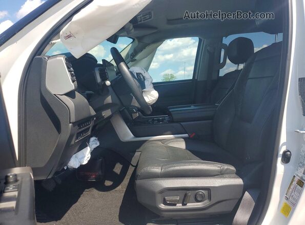 5TFJA5DB5NX020477 2022 TOYOTA TUNDRA White Widok wnętrza z przodu