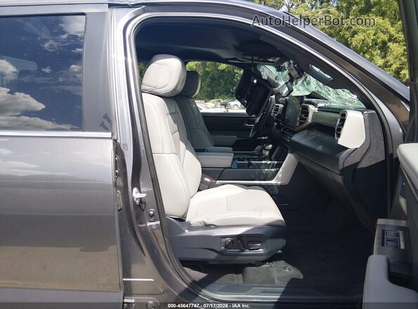 5TFJA5DB5SX305871 2025 TOYOTA TUNDRA Gray Vista interior delantera