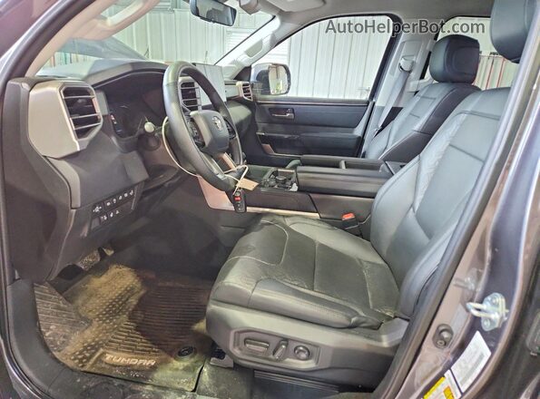 5TFJA5DB6NX025123 2022 TOYOTA TUNDRA Gray წინა სალონის ხედი
