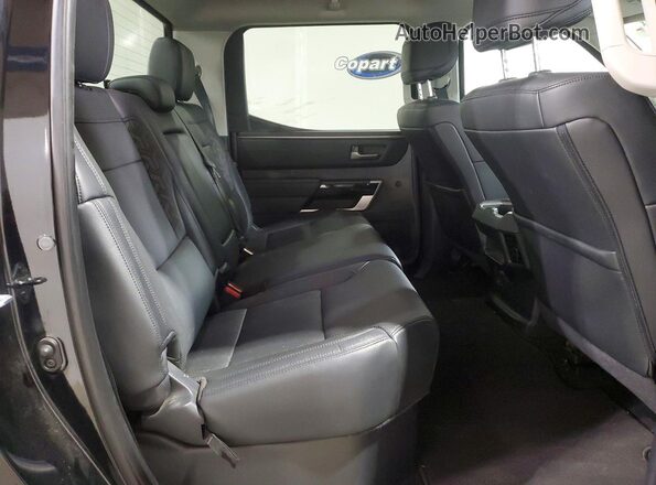 5TFJA5DB7PX122320 2023 TOYOTA TUNDRA Black Rear seats view
