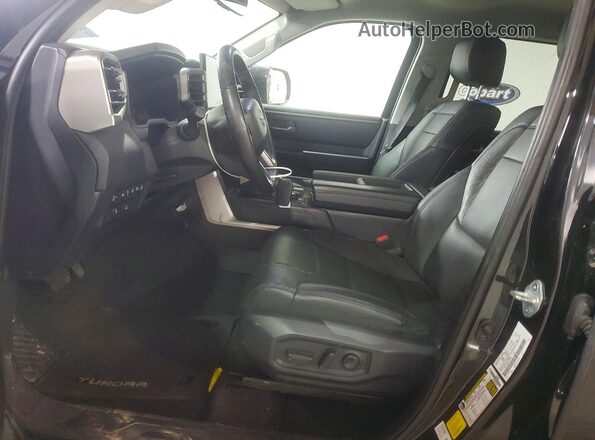 5TFJA5DB7PX122320 2023 TOYOTA TUNDRA Black Front interior view