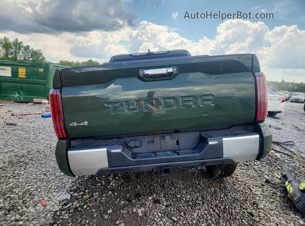 5TFJA5DB8NX037337 2022 TOYOTA TUNDRA Green Вид ззаду