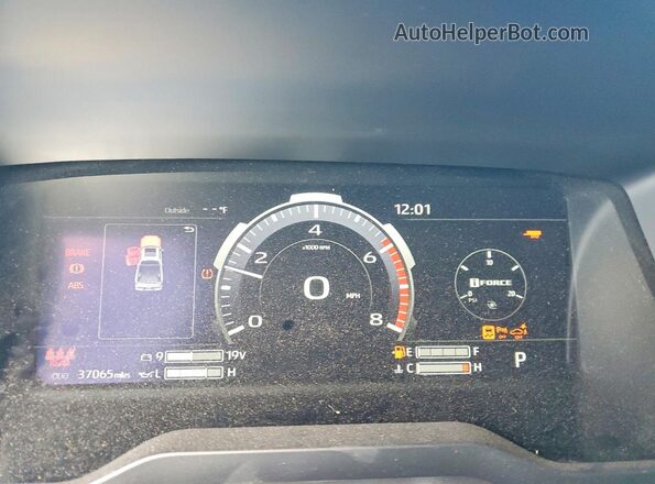 5TFJA5DB9RX165625 2024 TOYOTA TUNDRA Черный Вид щитка приборов