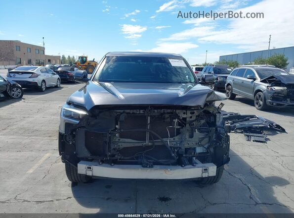 5TFJA5EC5PX017167 2023 TOYOTA TUNDRA Серый Вид задней части салона