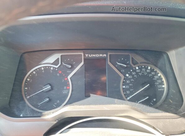 5TFJA5EC7NX009584 2022 TOYOTA TUNDRA Blue ხელსაწყოთა პანელის ხედი