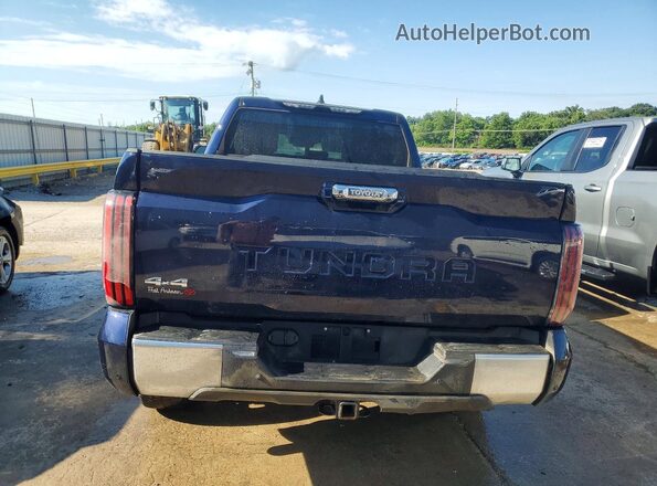 5TFJA5EC7NX009584 2022 TOYOTA TUNDRA Blue უკანა ხედი