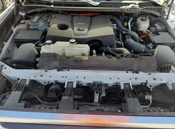 5TFJC5DB4PX038658 2023 TOYOTA TUNDRA White უკანა სალონის ხედი