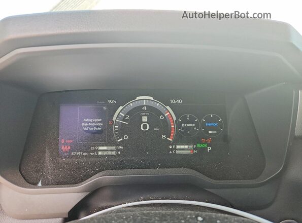 5TFJC5DB4PX038658 2023 TOYOTA TUNDRA White ხელსაწყოთა პანელის ხედი