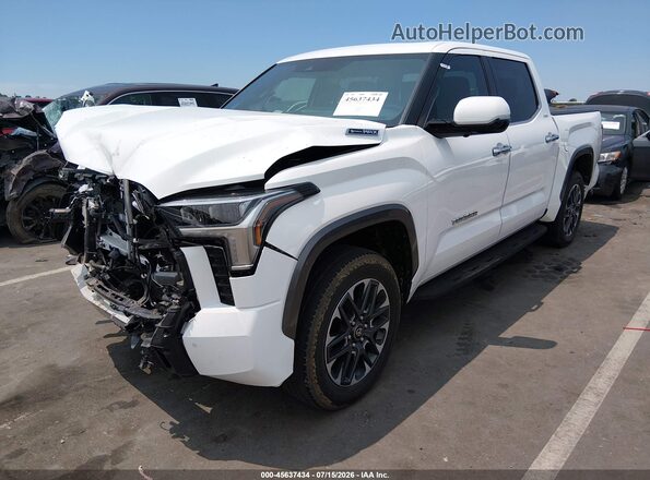 5TFJC5DB8SX093204 2025 TOYOTA TUNDRA HYBRID White Przód lewy