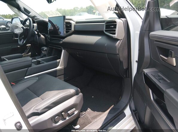 5TFJC5DB8SX093204 2025 TOYOTA TUNDRA HYBRID White Widok wnętrza z przodu