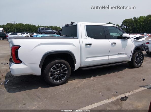 5TFJC5DB8SX093204 2025 TOYOTA TUNDRA HYBRID White Widok wnętrza z tyłu