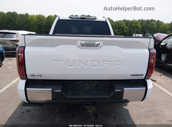 5TFJC5DB8SX093204 2025 TOYOTA TUNDRA HYBRID White 