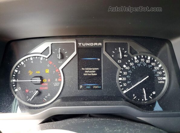 5TFKB5AB1TX054855 2026 TOYOTA TUNDRA Gray Widok zestawu wskaźników