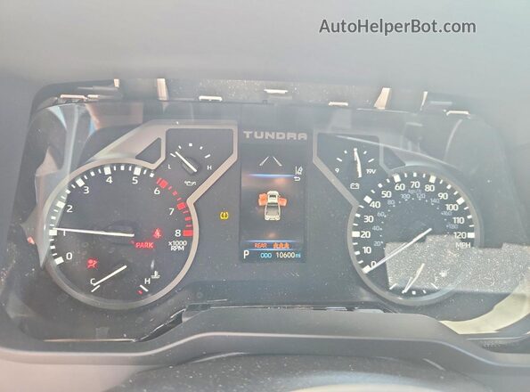 5TFKB5AB5TX052929 2026 TOYOTA TUNDRA Black Սարքավորումների վահանակի տեսք