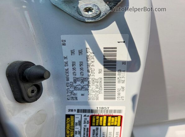 5TFKB5DA6NX046160 2022 TOYOTA TUNDRA White Vista del compartimento del motor