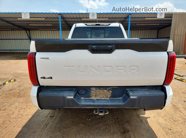 5TFKB5DA6NX046160 2022 TOYOTA TUNDRA White Vista trasera