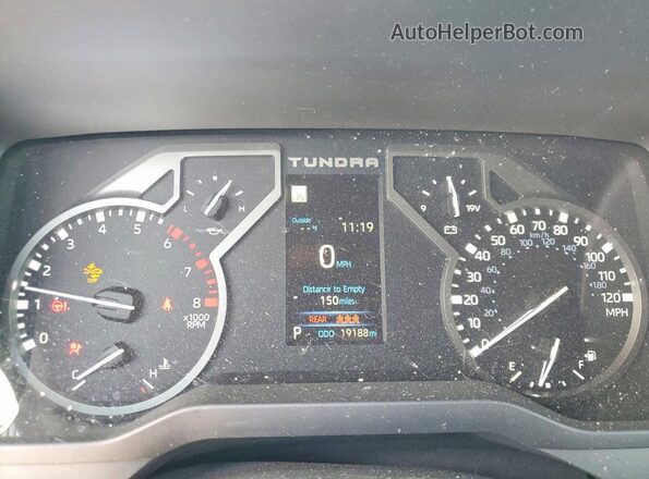5TFKB5DA7TX369162 2026 TOYOTA TUNDRA Белый Вид щитка приборов