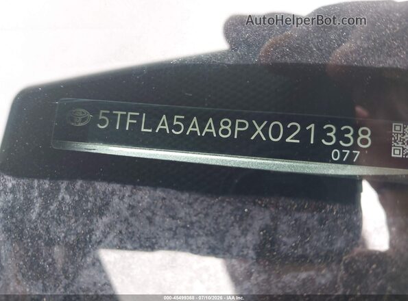 5TFLA5AA8PX021338 2023 TOYOTA TUNDRA Silver 