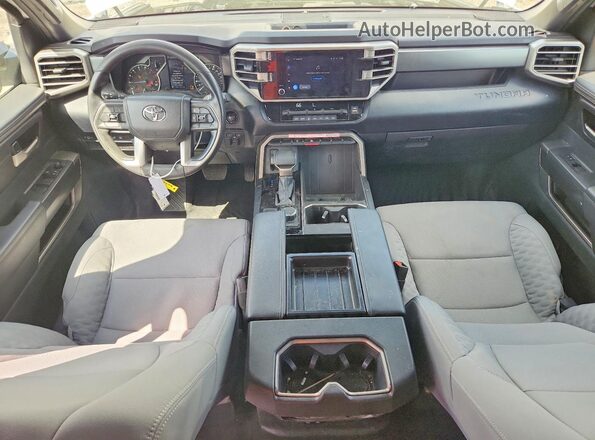 5TFLA5DA1SX293055 2025 TOYOTA TUNDRA White Dashboard view