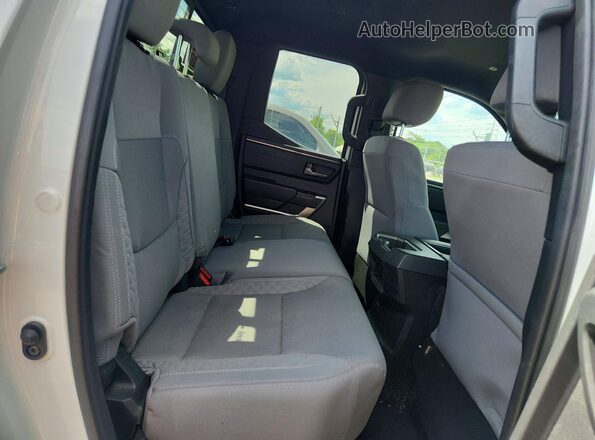 5TFLA5DA1SX293055 2025 TOYOTA TUNDRA White Rear seats view