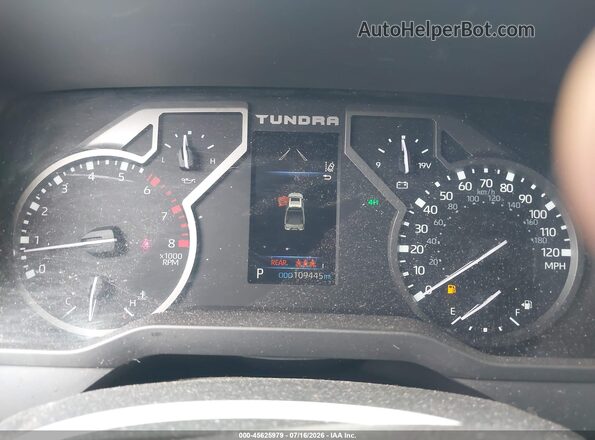5TFLA5DA6PX062191 2023 TOYOTA TUNDRA Gray Вид задніх сидінь