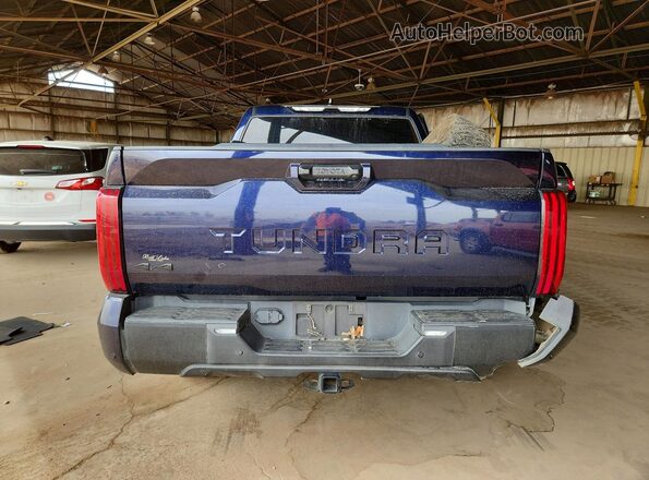 5TFLA5DB0NX020654 2022 TOYOTA TUNDRA Blue უკანა ხედი