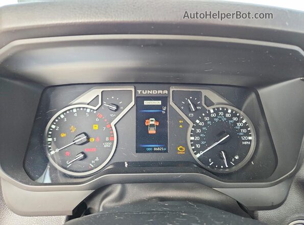 5TFLA5DB2PX124064 2023 TOYOTA TUNDRA Black Вид щитка приладів