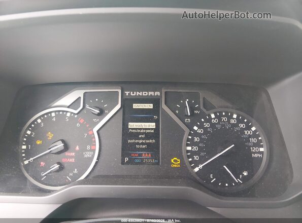 5TFLA5DB2RX183733 2024 TOYOTA TUNDRA Серебряный Вид задних сидений