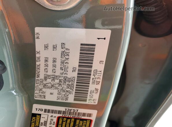 5TFLA5DB3RX185216 2024 TOYOTA TUNDRA Green Widok komory silnika
