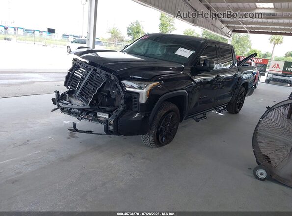 5TFLA5DB4NX039367 2022 TOYOTA TUNDRA Черный Передняя левая четверть