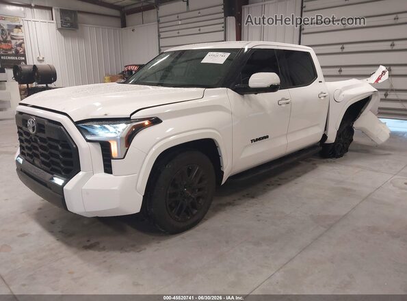 5TFLA5DB5PX086104 2023 TOYOTA TUNDRA White წინა მარცხენა ხედი სამი მეოთხედიდან