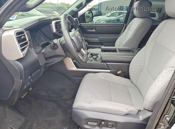 5TFLA5DB5SX288840 2025 TOYOTA TUNDRA Black Front interior view