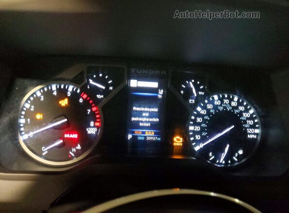 5TFLA5DB7PX072169 2023 TOYOTA TUNDRA Черный Вид щитка приборов