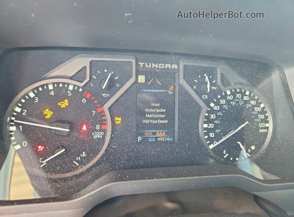 5TFLA5DB7RX166717 2024 TOYOTA TUNDRA Gray Instrument cluster view
