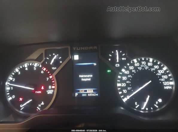 5TFLA5DB8PX062847 2023 TOYOTA TUNDRA Gray Widok tylnych siedzeń