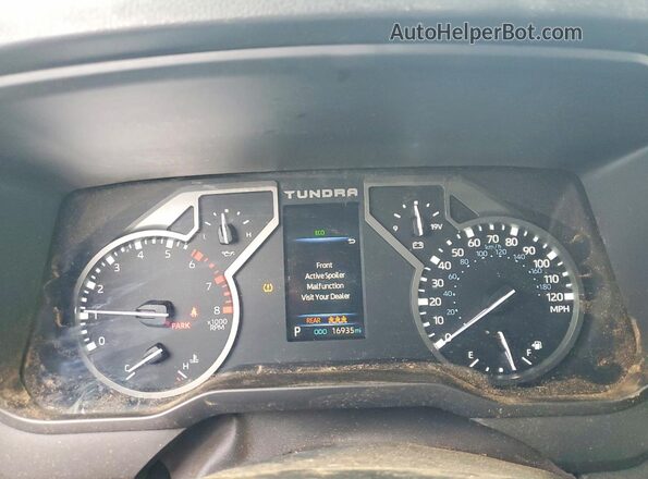 5TFLA5DB8SX333382 2025 TOYOTA TUNDRA Серый Вид щитка приборов
