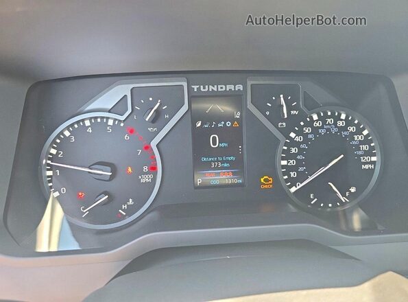 5TFLA5DB8TX384754 2026 TOYOTA TUNDRA Black Вид панелі приладів