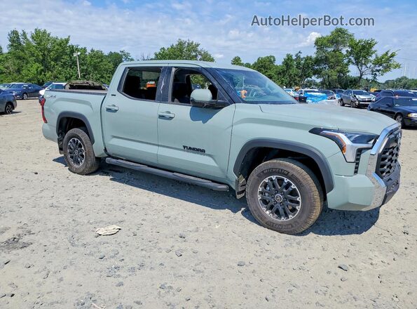 5TFLA5DB9NX052809 2022 TOYOTA TUNDRA Зеленый Передняя правая четверть