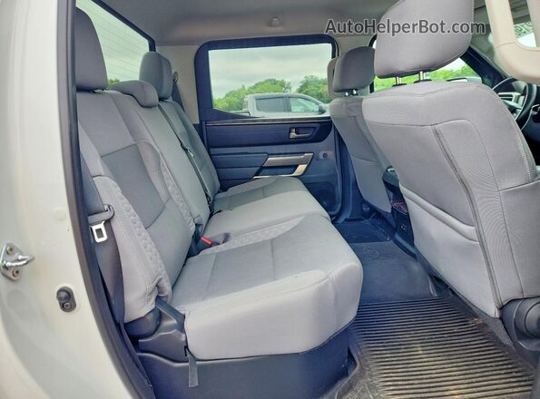 5TFLA5DB9RX158568 2024 TOYOTA TUNDRA White Rear seats view