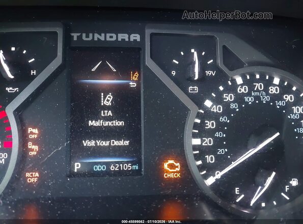 5TFLA5EC6NX008807 2022 TOYOTA TUNDRA Серый 